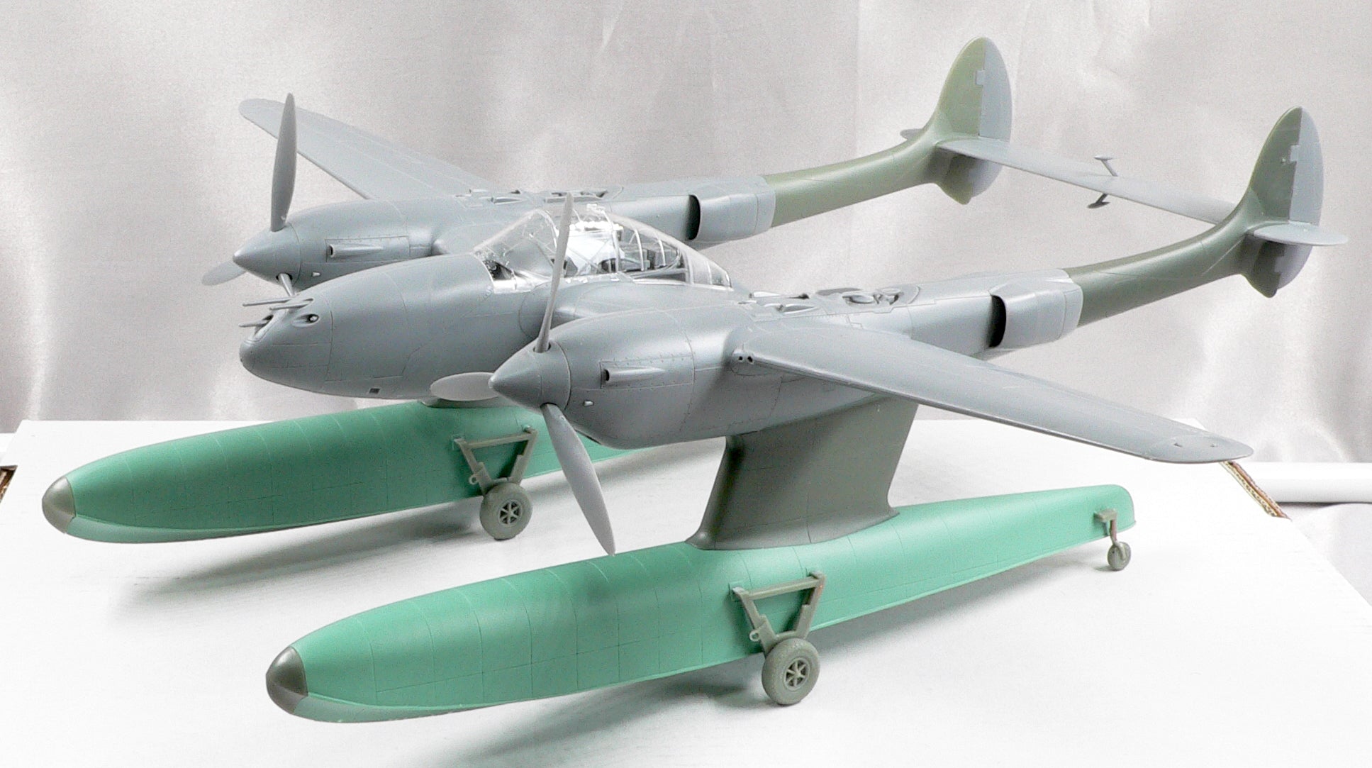 P-38 Floatplane conversion set for Tamiya kit P-38F/G 1/48 scale